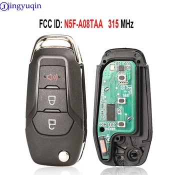 

jingyuqin Smart Remote Flip Key Keyless Entry Fob for Ford Fusion 2013-2016 3Buttons 315MHz FCC ID: N5F-A08TAA 5923667