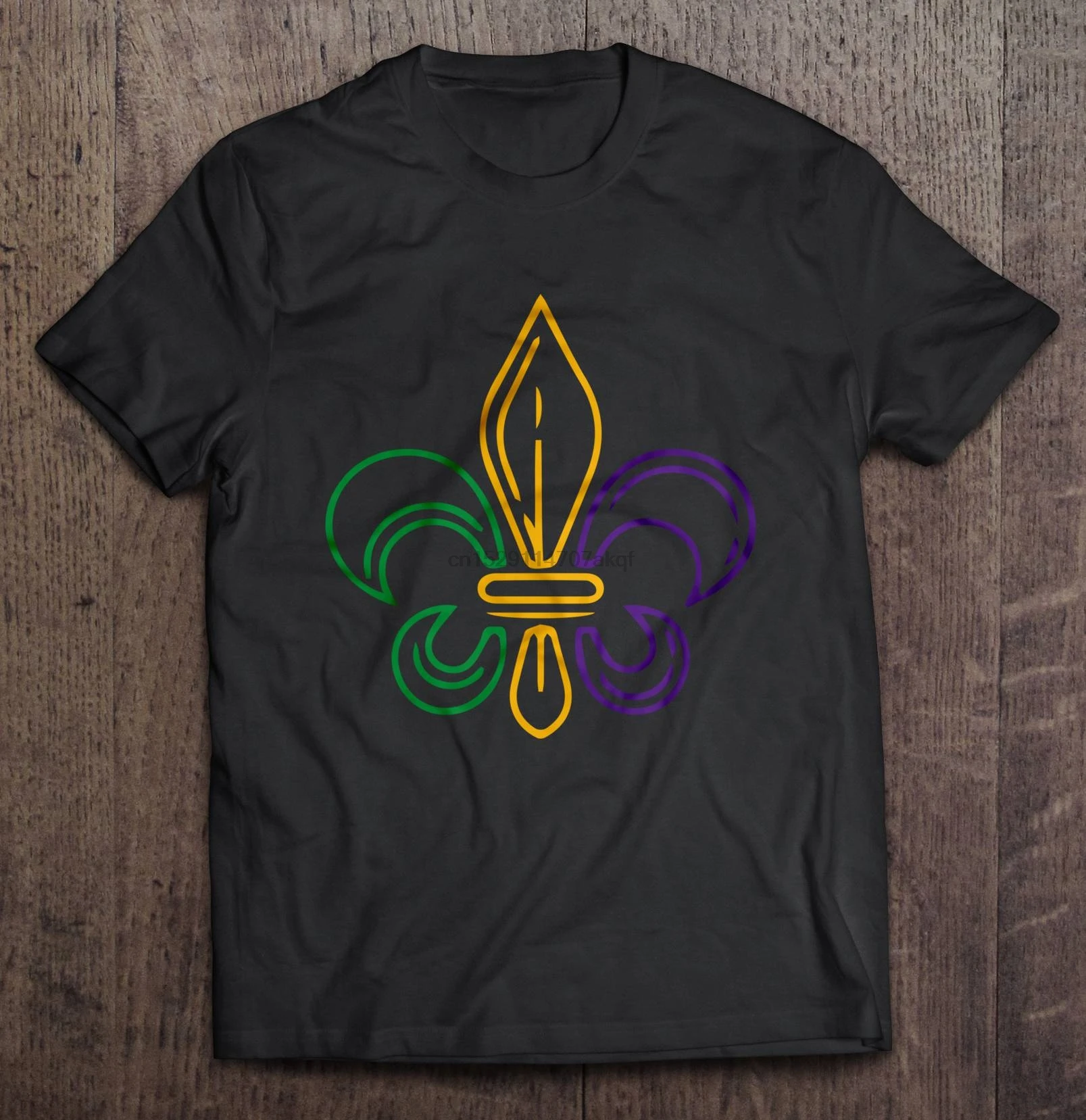 Мужская забавная футболка модная Mardi Gras Fleur De Lis женская | одежда