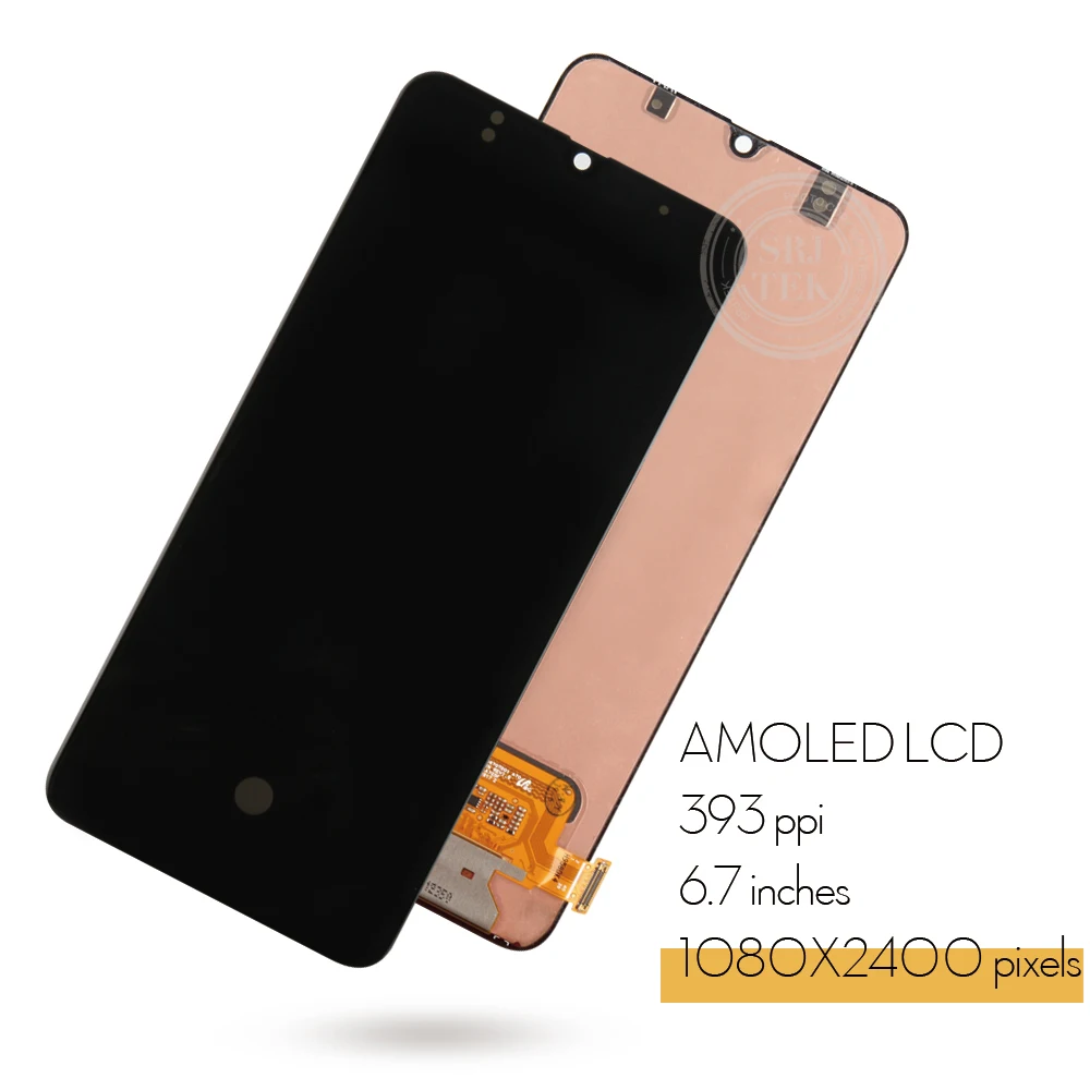US $129.37 AMOLED Screen For Samsung Galaxy A70s LCD Touch Digitizer Assembly For Samsung A70s Display A707 A707F A707FD Sensor Glass Panel