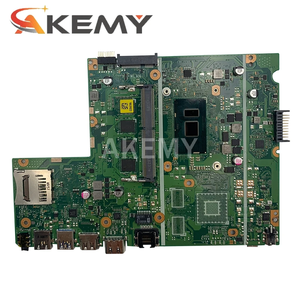 Akemy free HDD board For Asus X541UJ X541UV X541UVK X541UQ X541UQK X541UA X541UAK X541U Laptop motherboard mainboard i3 i5 i7