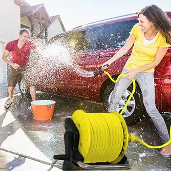 

High-pressure car wash water gun home watering hose hose spray gun storage rack set