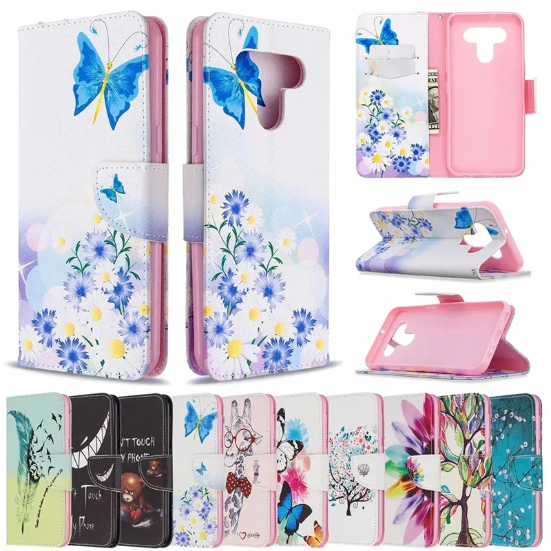 Чехол для телефона LG K61 K51 K40 K50/Q60 K7 K8 K10 K3 Q8 G7 G6 G6mini/Q6 V30 Stylo 5/4 2018 Модный чехол-кошелек