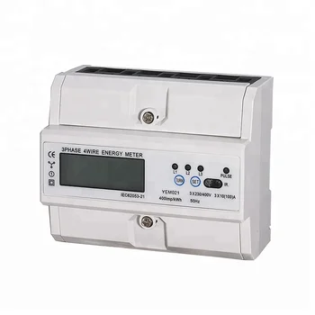 

Din Rail Three Phase Modbus Digital Kwh Meter Smart Electric Meters With RS485