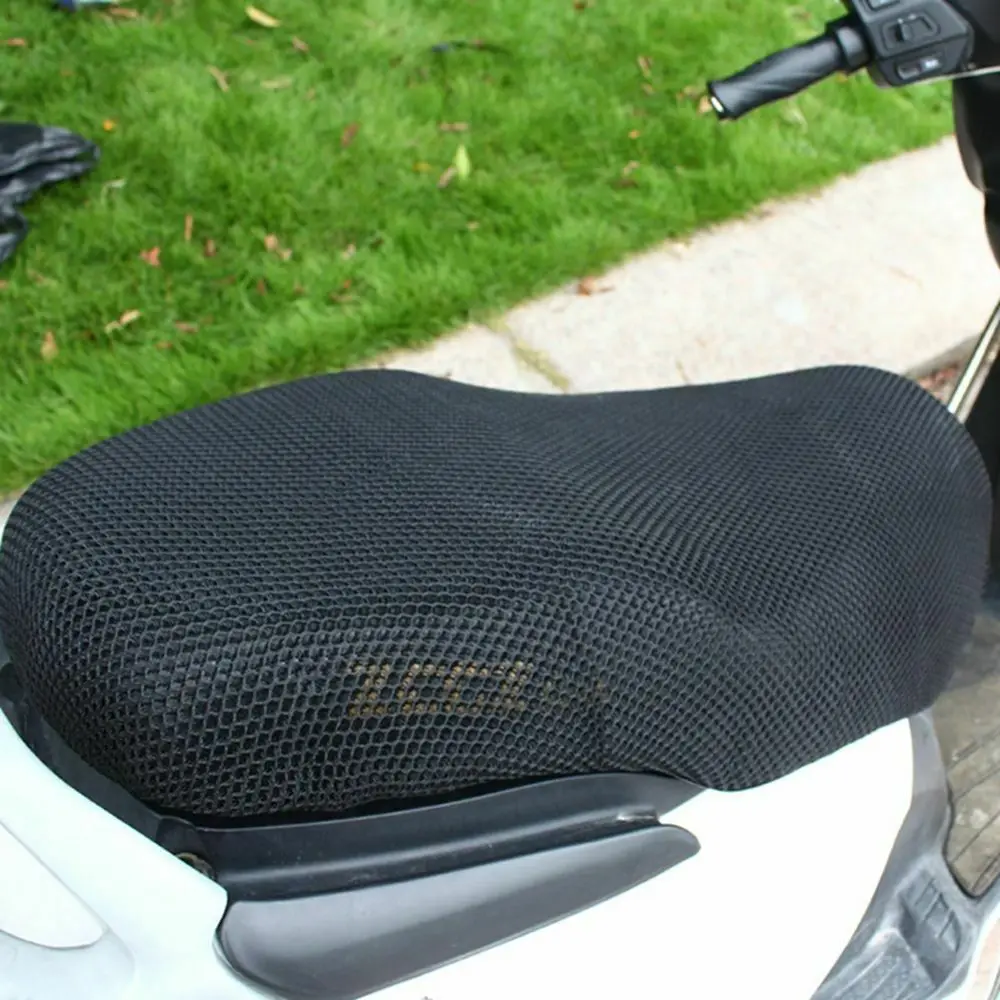 Сетчатый чехол для сиденья мотоцикла 3D Защитная Подушка черная защита для электрического велосипеда пылезащитные аксессуары запасные части
