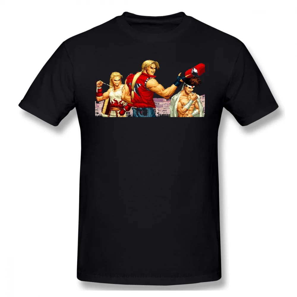 

Cool Print Cotton Funny The King of Fighters Rugal Bernstein Terry Bogard Fighting Games Fashion Streetwear 2020 T-shirt