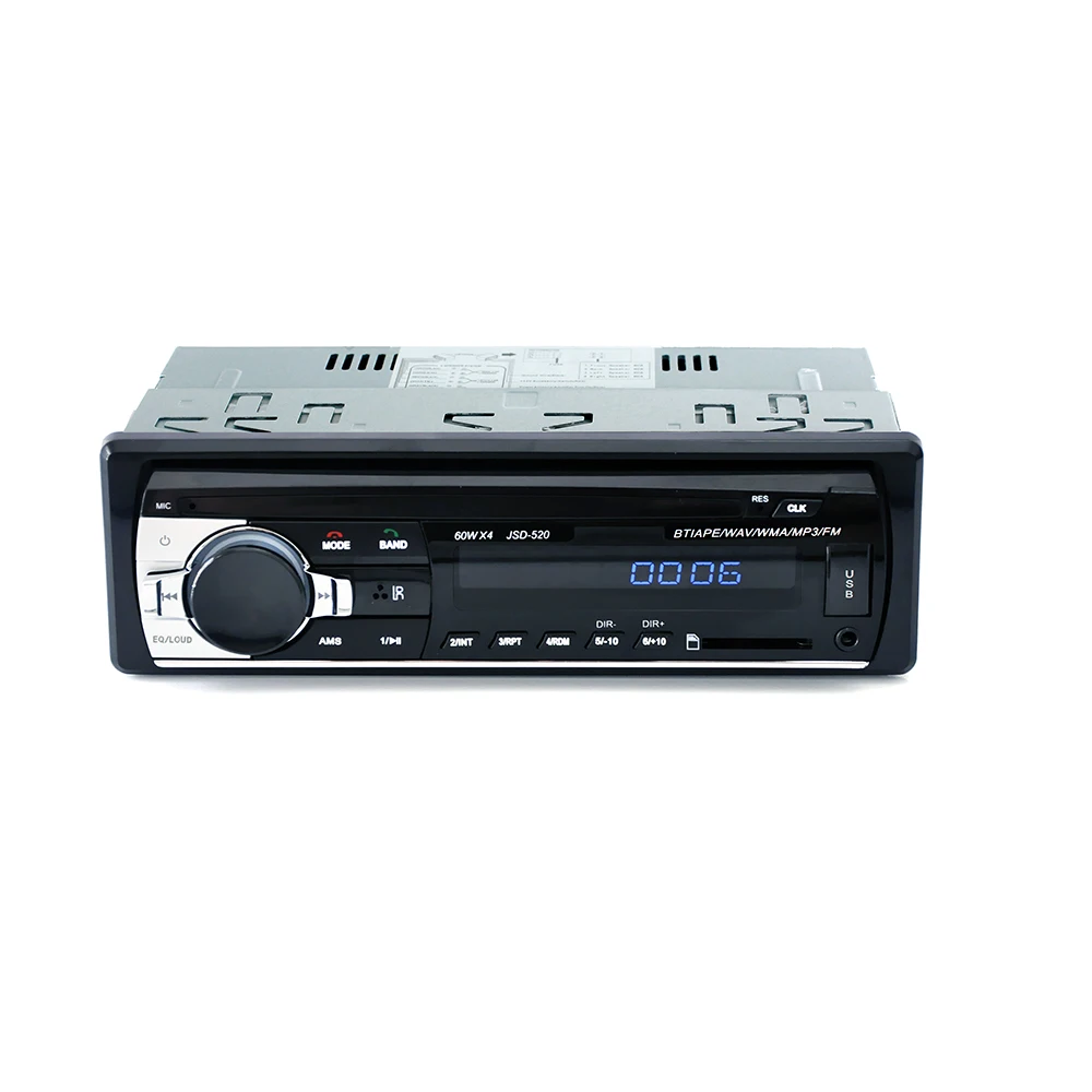 1 din автомагнитола JSD 520 Авто Стерео bluetooth аудио mp3 плеер usb sd aux вход oto teypleri