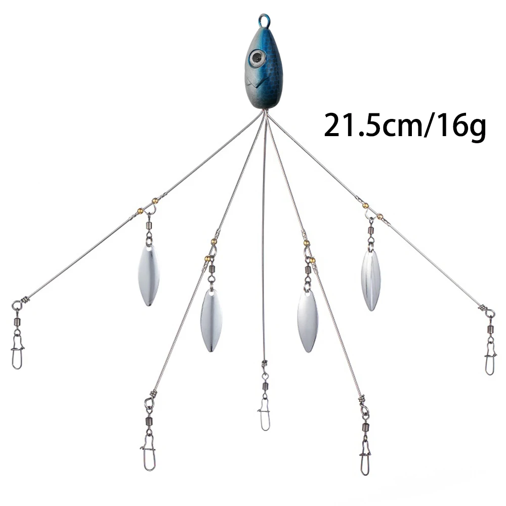 Ultimate 5-Arm Umbrella Rig with Spinner