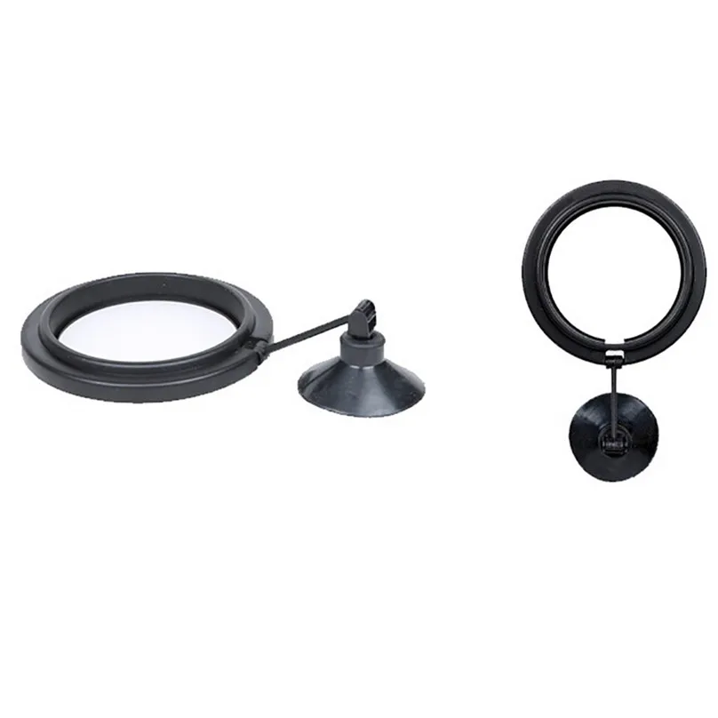 Hot sale Feeding Ring Aquarium Fish Tank Station Floating Food Tary Feeder Square Circle convenient #25j10 (5)