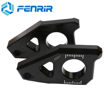 

FENRIR Motorcycle Rear Axle Spindle Chain Adjuster Regulator Chopper for Yamaha TMAX530 12-15 FZ8 12-15 FZ1 06-15 YZF-R1 05-15