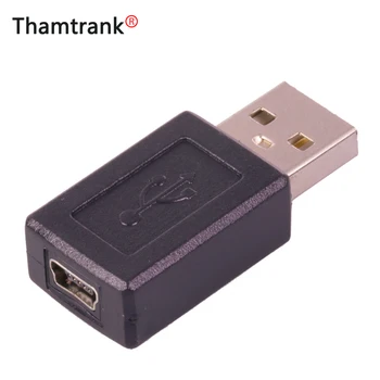 

100pcs USB MINI 5Pin female to USB A male plug connector for mobile phone data cable USB adapter