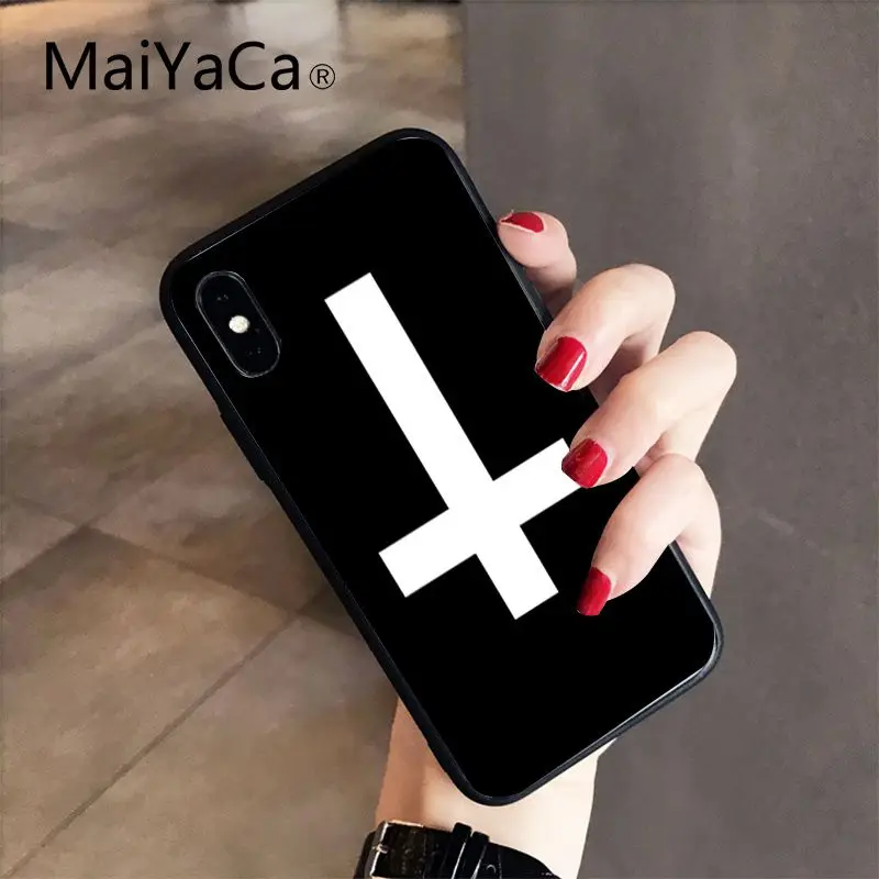 MaiYaCa дьявол, сатана высокое качество чехол для iPhone X XS MAX, 6, 6 S, 7, 7 plus, 8, 8 Plus, 5 5S XR 10 Чехол - Цвет: A3