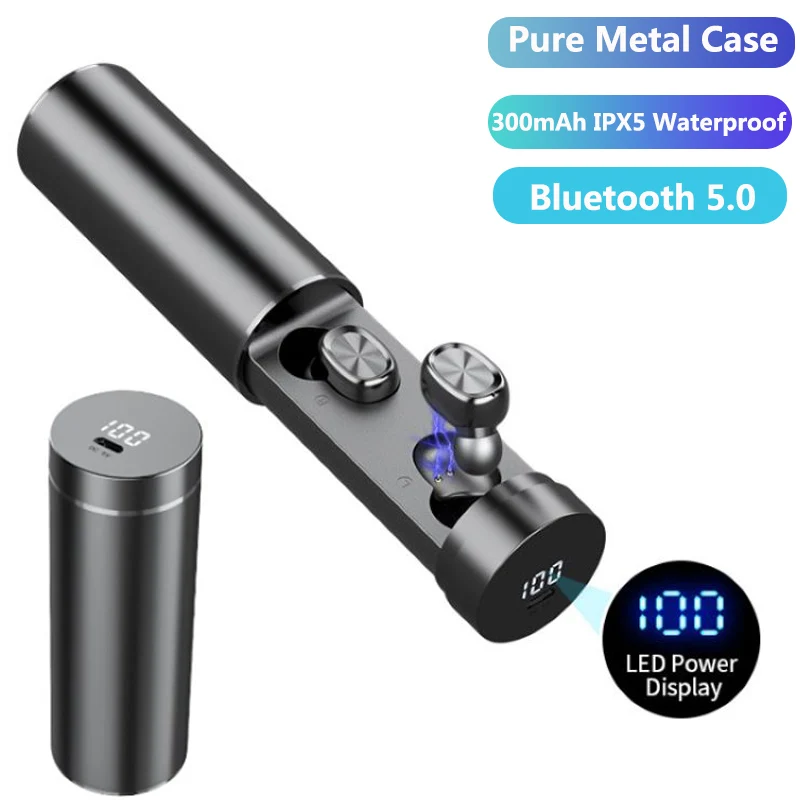TWS B9 Bluetooth5 0 Earphones Wireless Earphone 8D HIFI Sport With MIC Earbuds Gaming Music Headset For Xiaomi Huawei Iphone