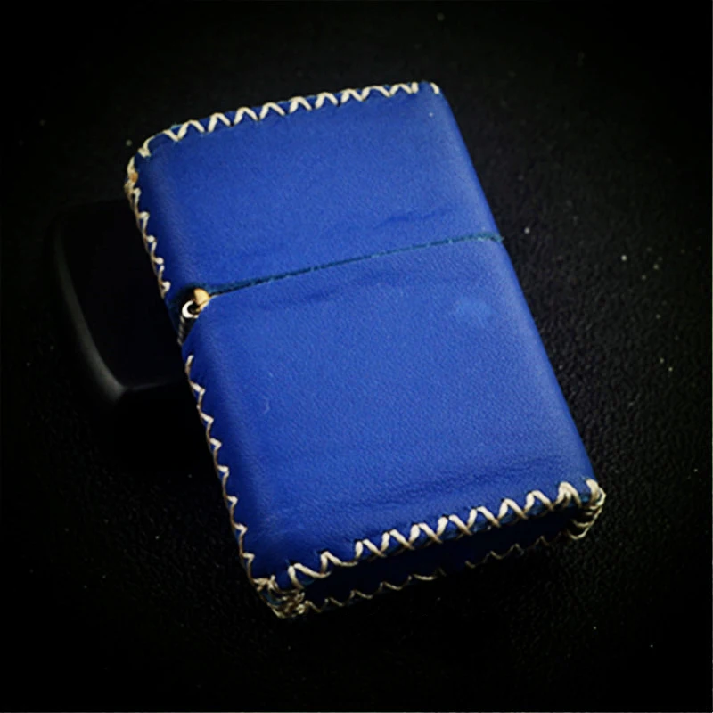 Винтажный кожаный чехол для зажигалки мужской карман Zippo Ordinary Plane Kerosene Machine