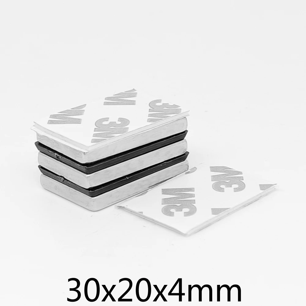 2 5 10 15 20 30PCS 30x20x4mm Strong Search Magnet Sheet 30 20 4 Block Permanent