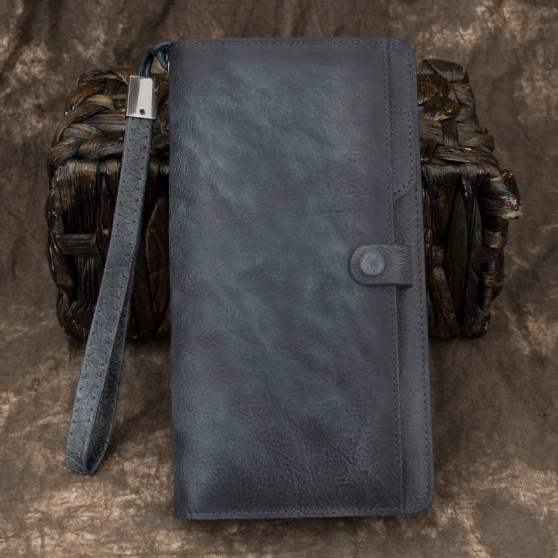 New Genuine Leather Lady Wallets Women Long Wallets Purses Clutch Bags Ladies Wallet With Cell Phone Pocket Card Holder