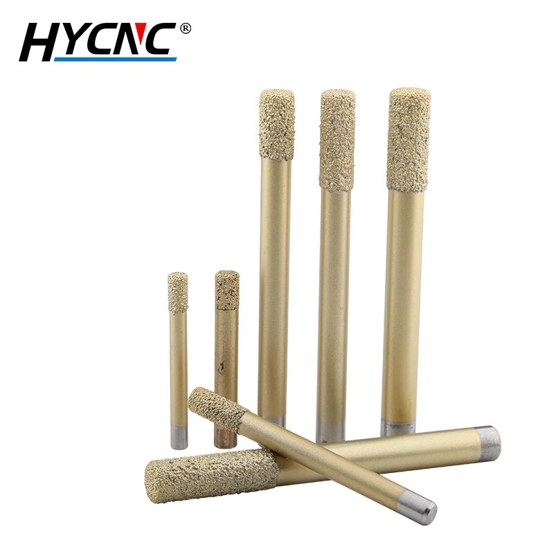 1pcs Flat Bottom Slotted Straight Knife Welding Sintering Granite Flat Head Drill Used For CNC Machine Tool Stone Carving Tools
