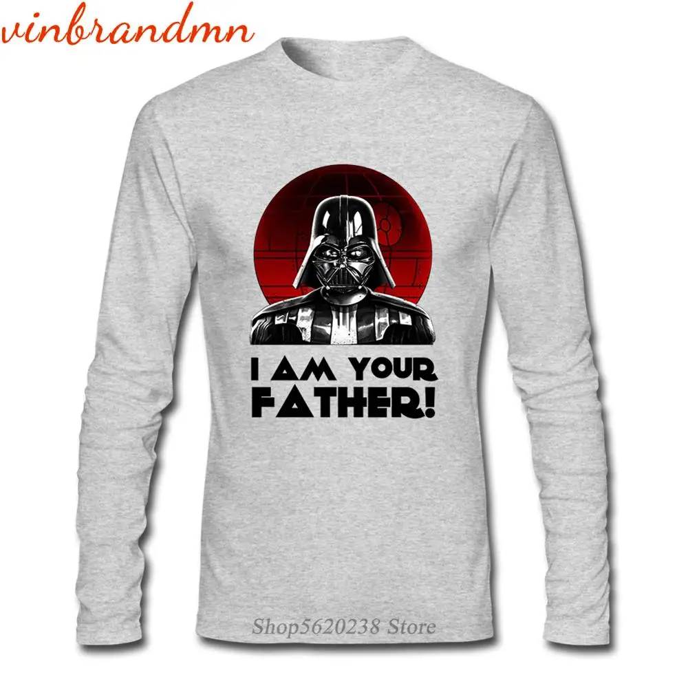 Новинка Винтажная футболка с надписью I Am Your Father хлопковая коротким рукавом и