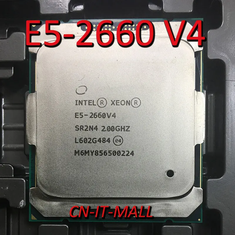 Процессор Intel Xeon V4 2 ГГц 35 м 14 ядер 28 потоков процессор для E5 2660|Компьютерные кабели
