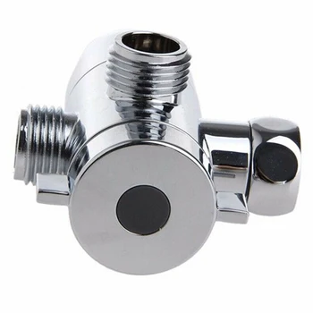 

1 Piece 3 Way Valve Sprayer Arms Mount Bathroom Showers Heads Diverter Shower Arm Adapter Shower Head