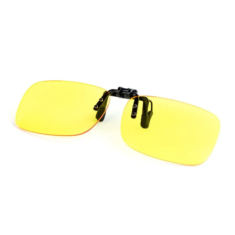 

Cyxus Blue Light Blocking Clip-ons Yellow Lens for All Sizes Computer glasses Anti Eye Eyestrain Unisex 8000
