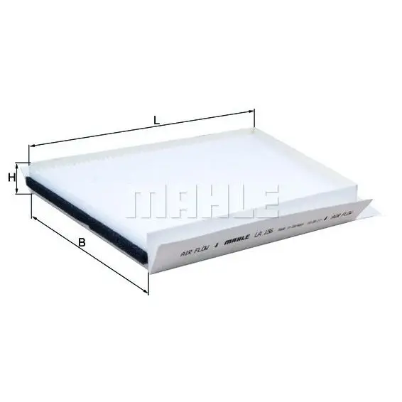 Фильтр салона MB W211 MAHLE KNECHT LA156