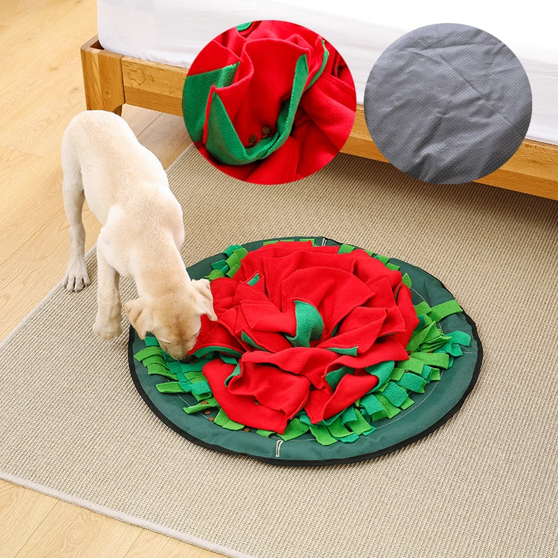 

Dog Snuffle Mat Non Slip Pet Feeding Mat Encourages Natural Foraging Skills Durable Washable Dog Nosework Mat For Any Dog Cat