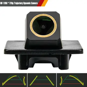 

HD 1280x720p Starlight night Vision Golden Camera Rear View Backup Camera Trajectory Dynamic Parking Line for Kia K4 2014