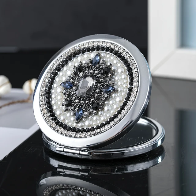 $US $4.99  Free Customized EngravingMini Pocket Beauty Cosmetic makeup mirrorMagnifying mirror makeupRetro