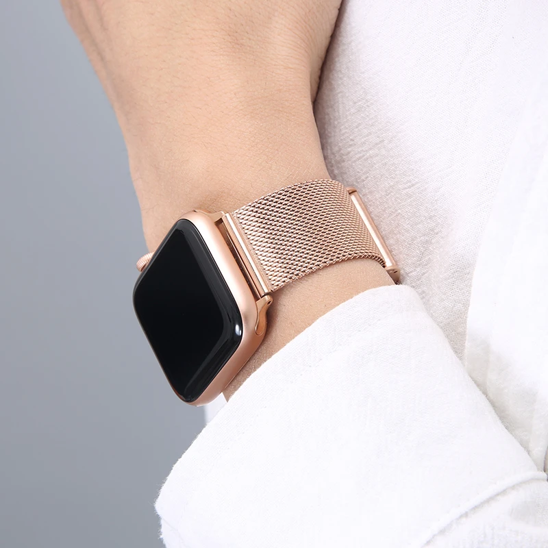 onun Yanlış kutlama  Metal Strap for Apple Watch 6/SE/5/4/3/2/1 38mm 40mm Stainless Steel Watch  Band for iwatch series SE/6 42MM 44MM Bracelet Strap|Watchbands| -  AliExpress