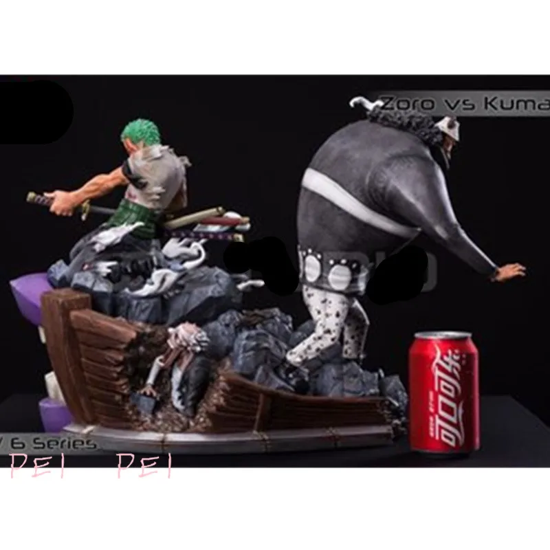 Статуя одна штука против серии бартоломев Кума против Roronoa Zoro 1/6 полноразмерный портретный лимит gk бюст фигурка игрушка p1668