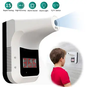 

2020 K3 Non-contact Infrared Thermometer Digital K3 Pro Forehead Hand Temperature Sensor Laser Gun With Fever Alarm Wall Mounted