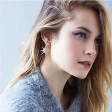 1 шт., женские серьги, ювелирное изделие, кристалл, звездный свет, серьги-гвоздики для модного женского платья, одиночная распродажа hc