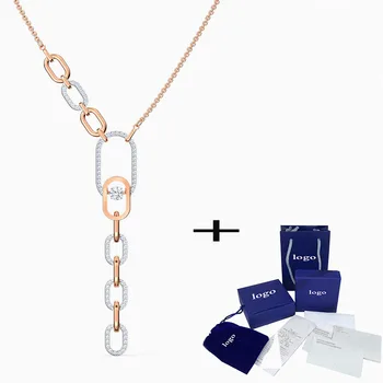 

SWA 2020 New Exquisite Design Sparkling Dance North Necklace, Simple And Elegant Jewelry Is The Best Holiday Gift For Couples