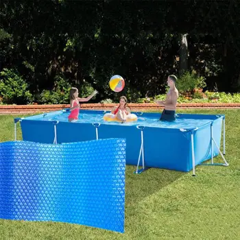 

Frame Pool Cover Rectangular Swimming Pool Cover Rainproof Dust Cover P31B