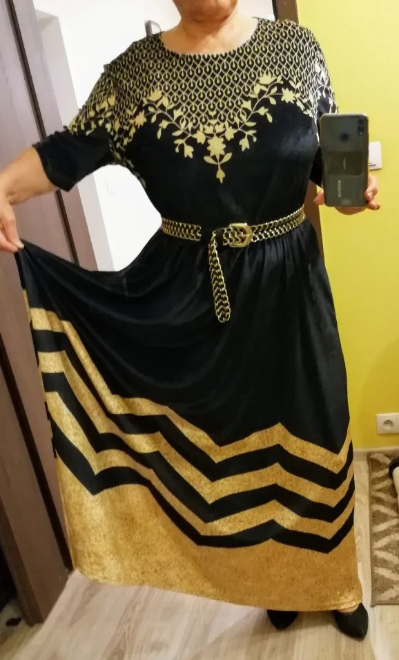 Женское платье с коротким рукавом Boho черное винтажное цветочным принтом и