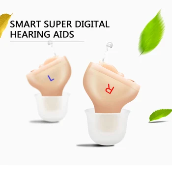 

CIC Digital Hearing Aids 6 Channels 12 Bands Mini Tuneable Sound Amplifier Portable Invisible Hearing Aid Dropshipping