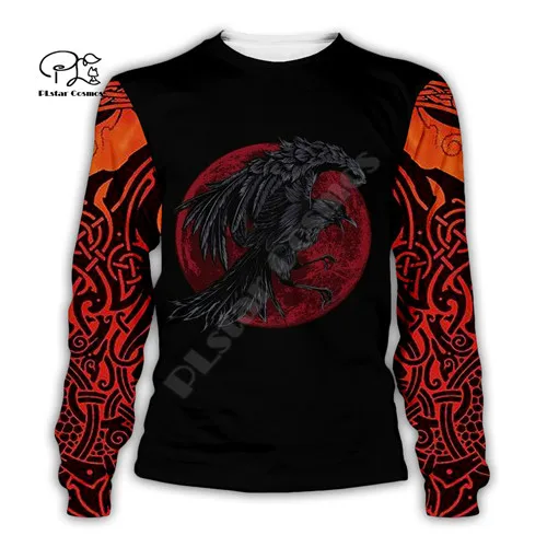 sweatshirt Wo для мужчин ретро I am a viking татуировки печати 3D родные толстовки унисекс винтажные кофты пуловер на молнии спортивный костюм V4 - Цвет: sweatshirt