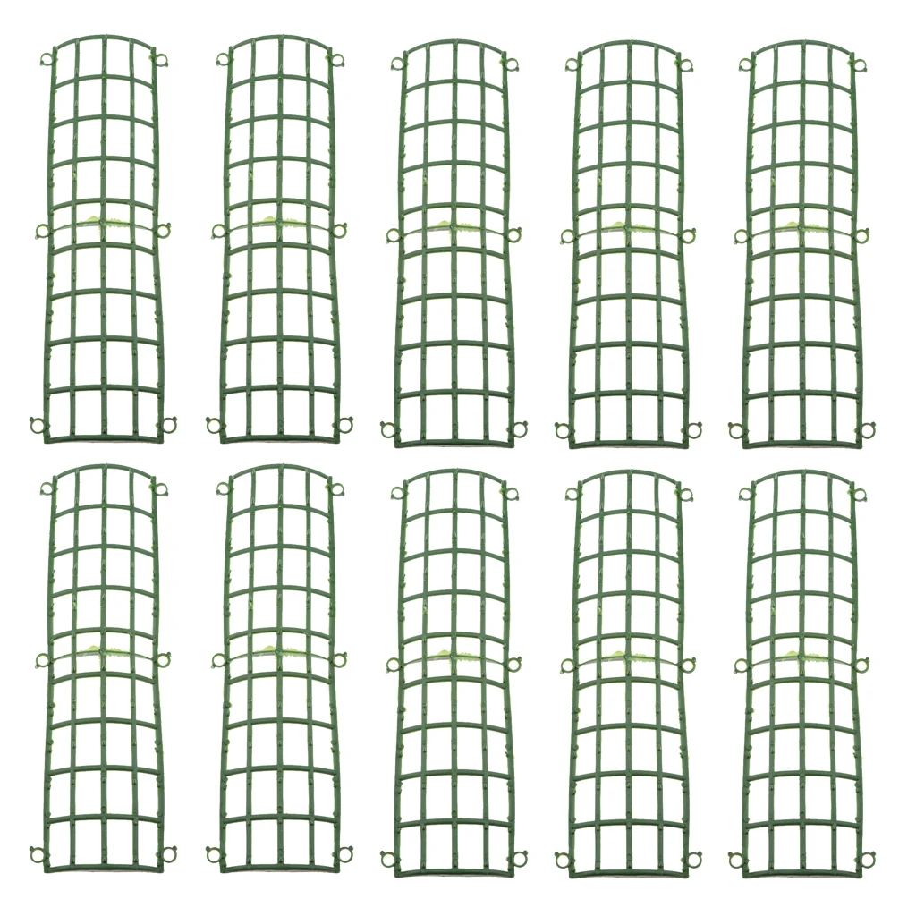 10Pcs Flower Wall Plastic Panel Holder Hook Panels for Photo Backdrop DIY Main Road Pillar Rack