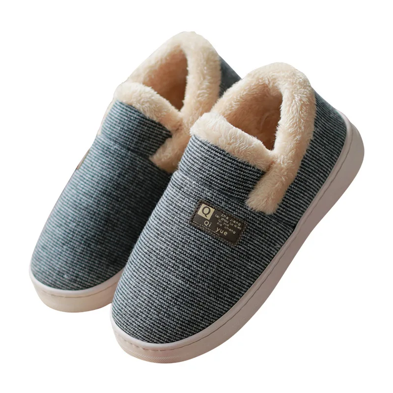 

Buy 1 Take 1 Winter Cotton Slippers Men And Women Home Plush Inner Package with Home Slippers Household Simple Slipper Women's S