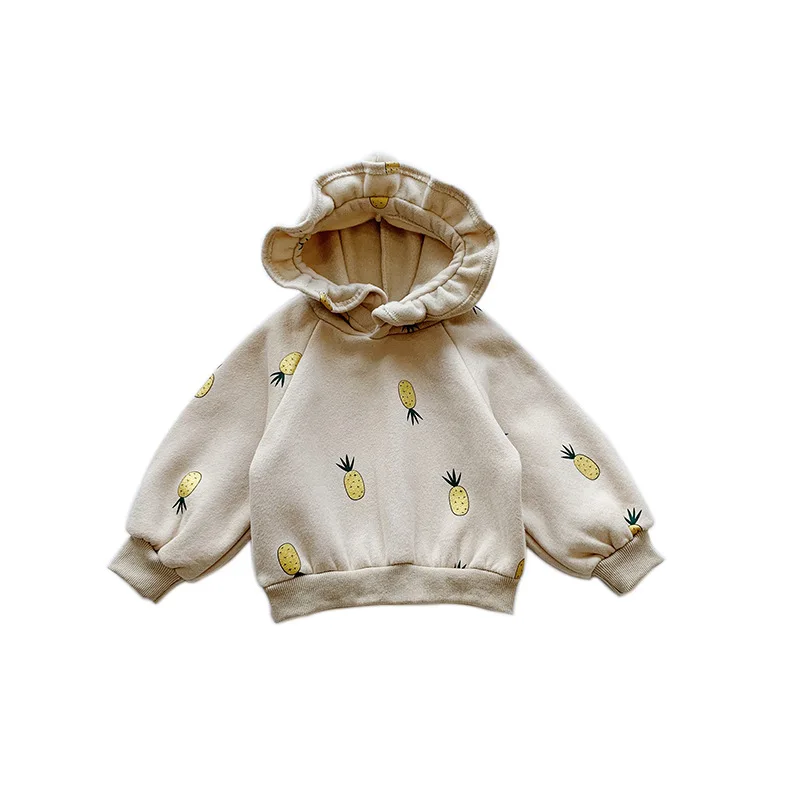 Autumn and Winter Children's Sweater Baby Girl Jacket Kids Girl's Sweatshirts Hooded Tops Children Outfits Clothing