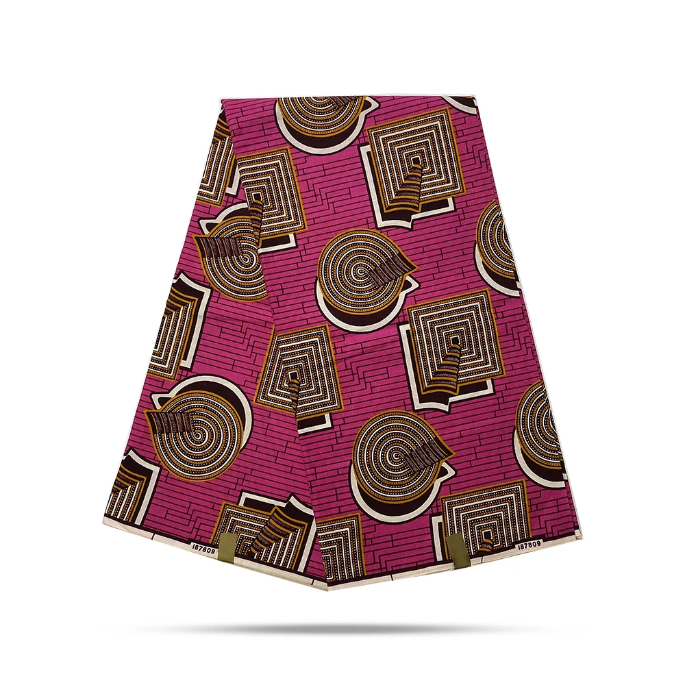 

African Wax Print Fabric Ankara African Fabric for Party Dress DIY 100% cotton Ghana real wax fabric 6 yards