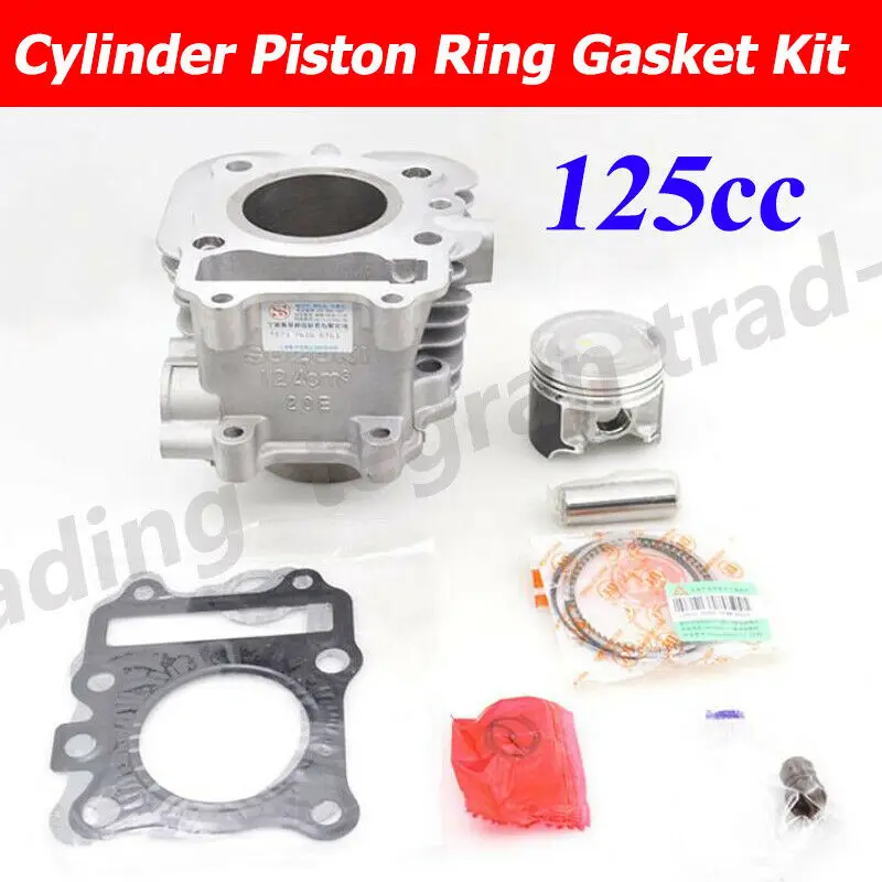 Motorcycle Cylinder Piston Ring Gasket Kit for SUZUKI AN 125 ( VECSTAR 125 ) Burgman 125