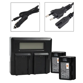 

DSTE 2x NP-FZ100 Battery +1.5A Dual LCD Charger for Sony VG-C3EM,a9, a9 II, a7R III, a7 III ,BC-QZ1