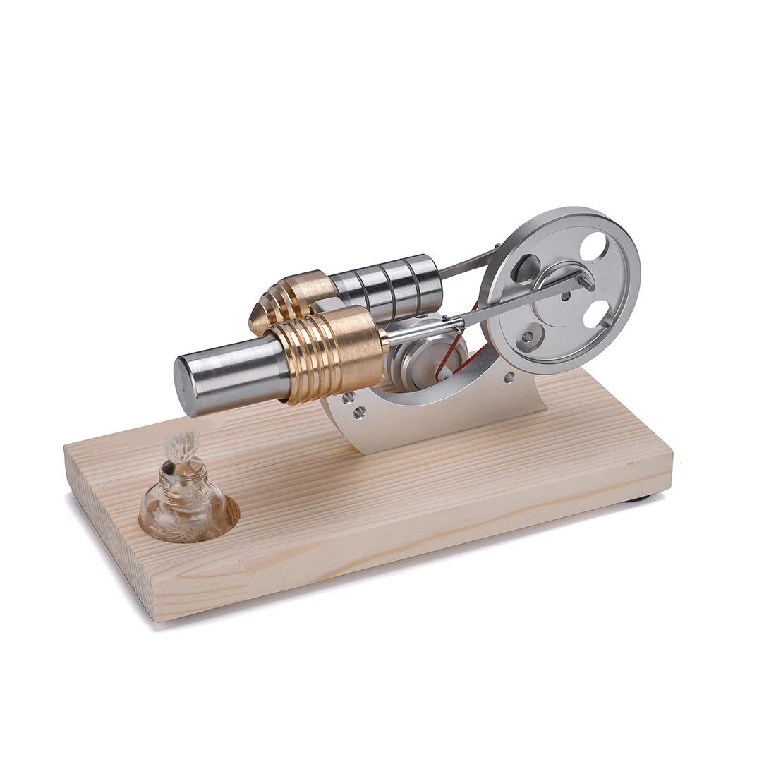 Metal Cylinder Bootable Stirling Engine Model Micro External Combustion Engine Model