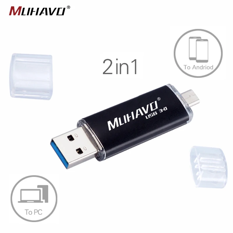 Metal Usb 3.0 pendrive 64gb 32gb 16gb 8gb otg usb stick pen drive 128gb usb flash 3.0 High Speed OTG usb flash drive Custom logo