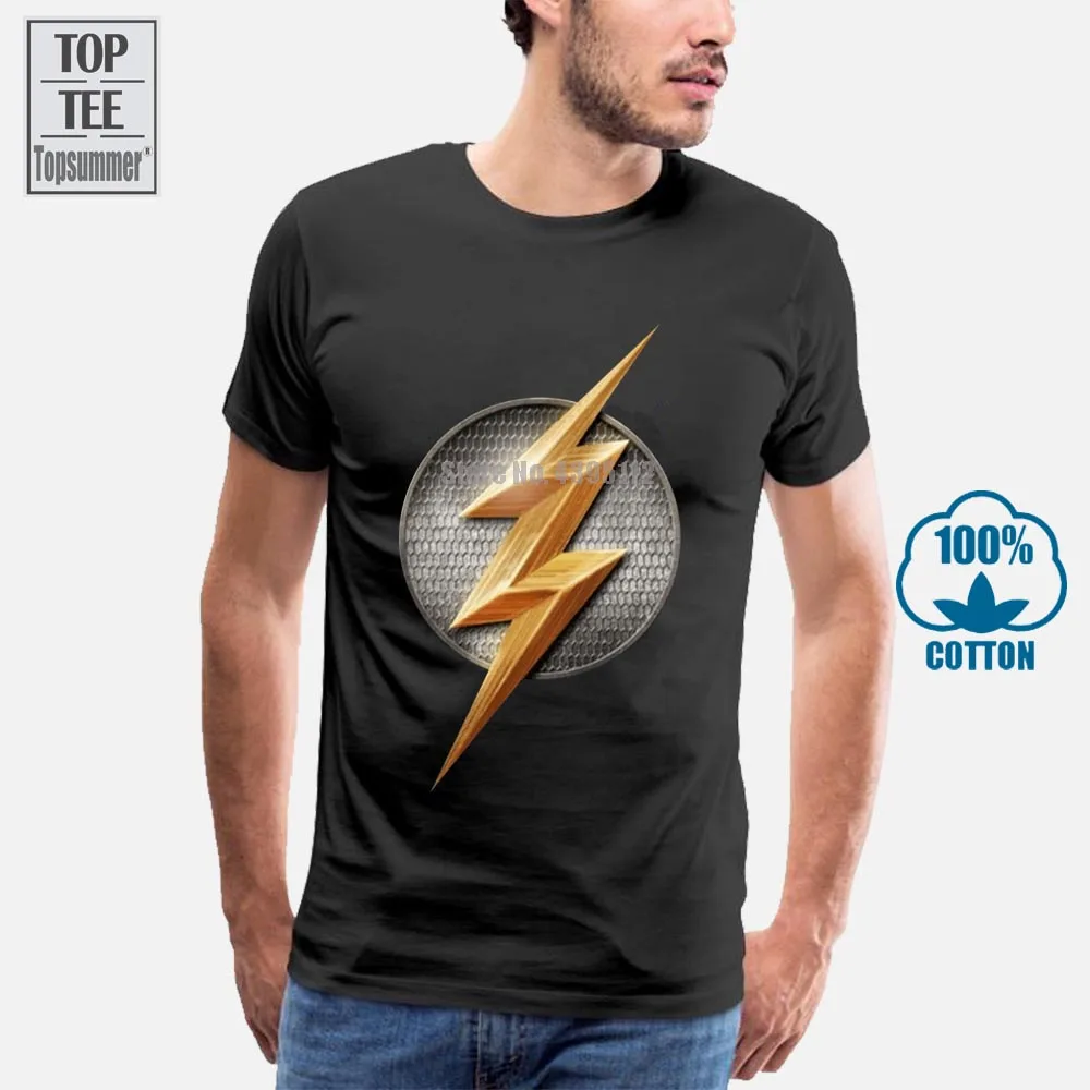 Женская футболка с логотипом из фильма Flash Shield женская Jr органического