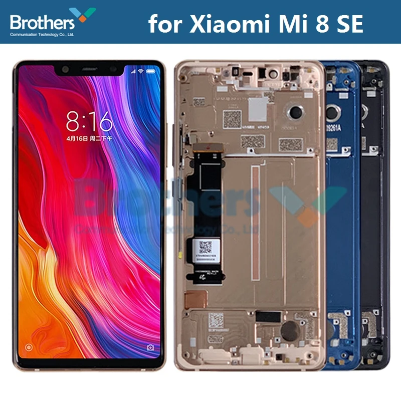 Оригинальный AMOLED дисплей для Xiaomi Mi 8 SE Mi8 ЖК экран Mi8SE сенсорный дигитайзер в сборе