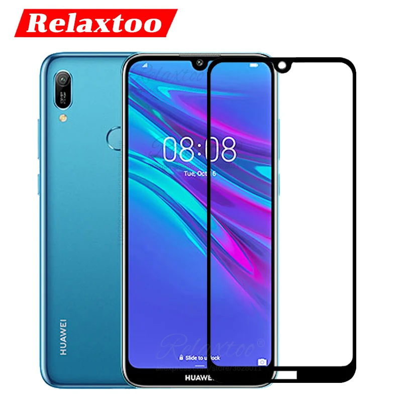 Защитное стекло закаленное для Huawei Y6 2019 pro MRD-LX1 LX2 Y 6 | Мобильные телефоны и