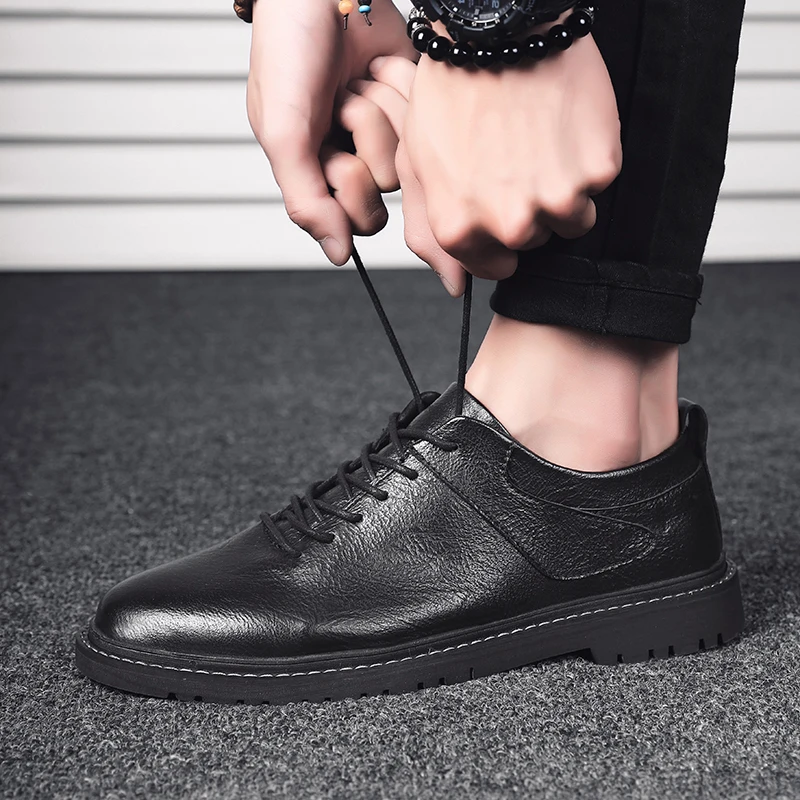 loafer shoe Men casual Shoes Men Genuine Leather Top Quality Oxfords British Style Men Flats Dress Shoes Business Formal Shoes * loafer shoe Men casual Shoes Men Genuine Leather Top Quality Oxfords British Style Men Flats Dress Shoes Business Formal Shoes *