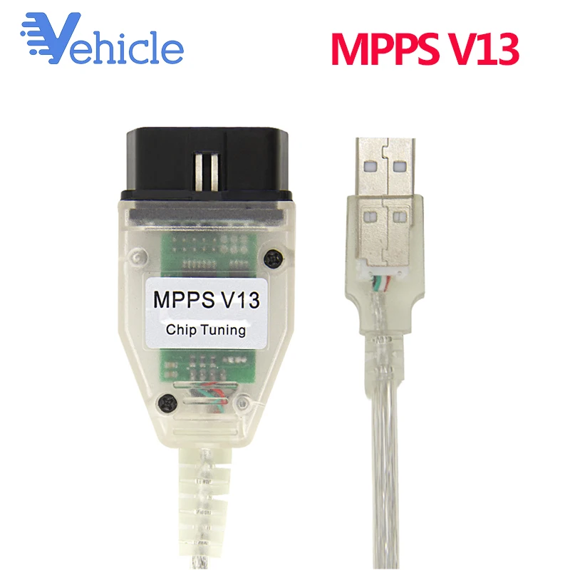 MPPS V13.02 V13 OBD2 диагностический кабель MPPS чип Тюнинг программатор системного блока управления инструмента OBD2 для Windows XP диагностический разъем